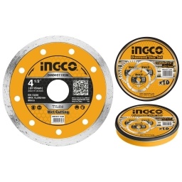 DISCO CONTINUO TURBO CERAMICA LATA X 10 PCS 4 12 X 22.2MM INGCO DMD021152M