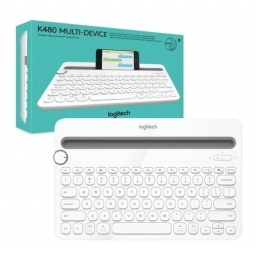 Teclado Logitech K480 bluetooth blanco