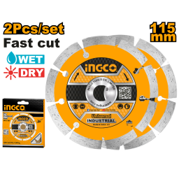 SET DISCOS SEGMENTADOS X2 4 12 INGCO DMD0111523