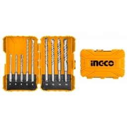 SET 9 MECHAS SDS PLUS INGCO AKDL30901