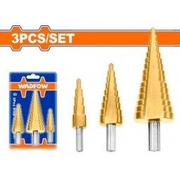 SET 3 MECHAS CONICAS WADFOW WJD3401