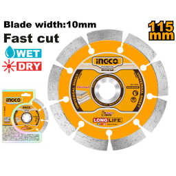 DISCO DIAMANTADO 115MM 4 12 X 22.2MM DMD011152