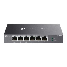 Switch TP-LINK DS106GPP | 6 Puertos Gigabit (4 puertos PoE at/af)