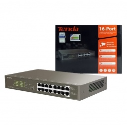 Switch Tenda 16 puertos gigabit PoE