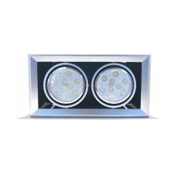 Panel LED de Embutir | 2x9W, Rectangular