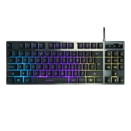 Teclado Gamer USB FANTECH K613 Fighter TKL II | Completo, RGB, Negro