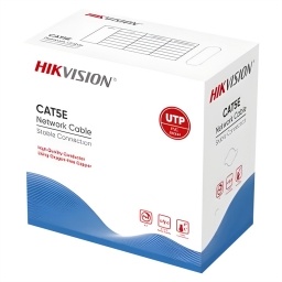 Cable UTP Hikvision Cat5E 100m resistente al fuego - cobre