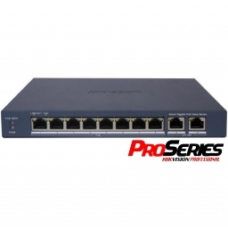 Switch PoE Hikvision PRO 10 puertos gigabit 110w admin.