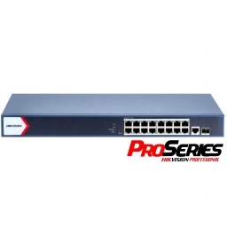 Switch PoE Hikvision PRO 16 puertos gigabit 230w admin.