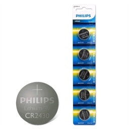 Pila de Litio Philips CR2430 X 5