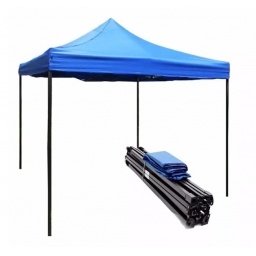 Gazebo plegable ctoldo super reforzado 3x3 mts azul