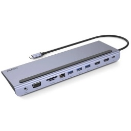 Dock Station Unitek HUB USB-C 11 en 1 PD 100w