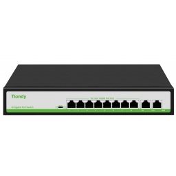 Switch PoE 8 puertos 10100 + 2 uplink 101001000 Tiandy