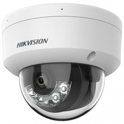 Domo IP Hikvision 2mp 2.8mm 30mts IR dual light, colorvu c/ audio